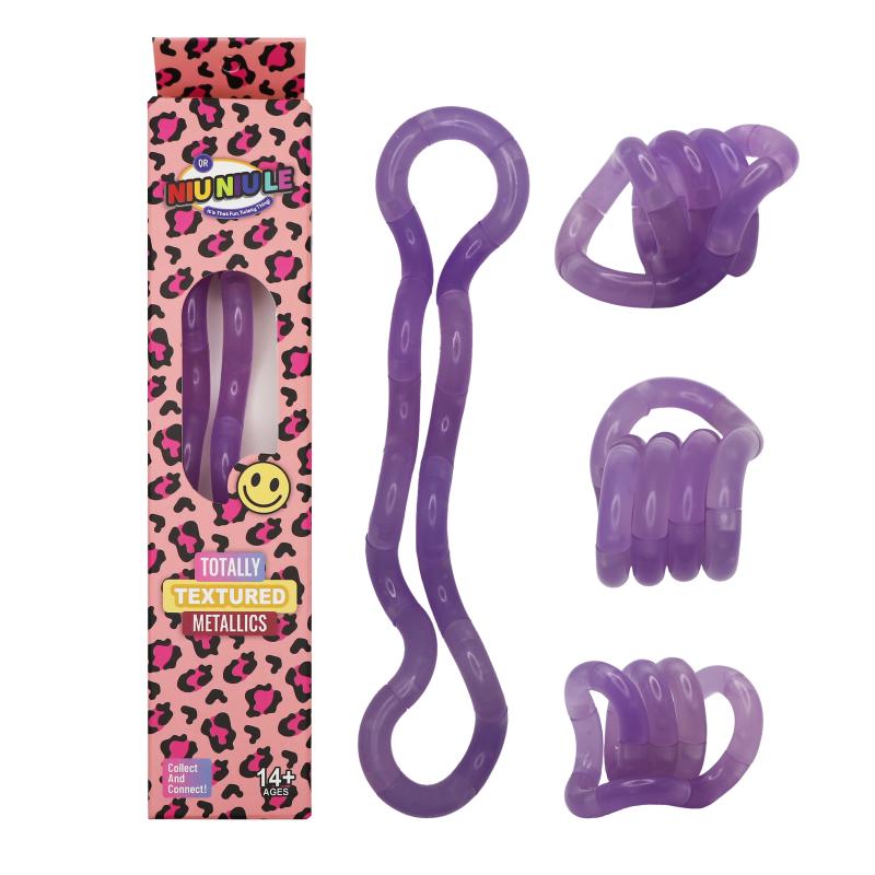 1PCS Purple color-changing Twisty Toy