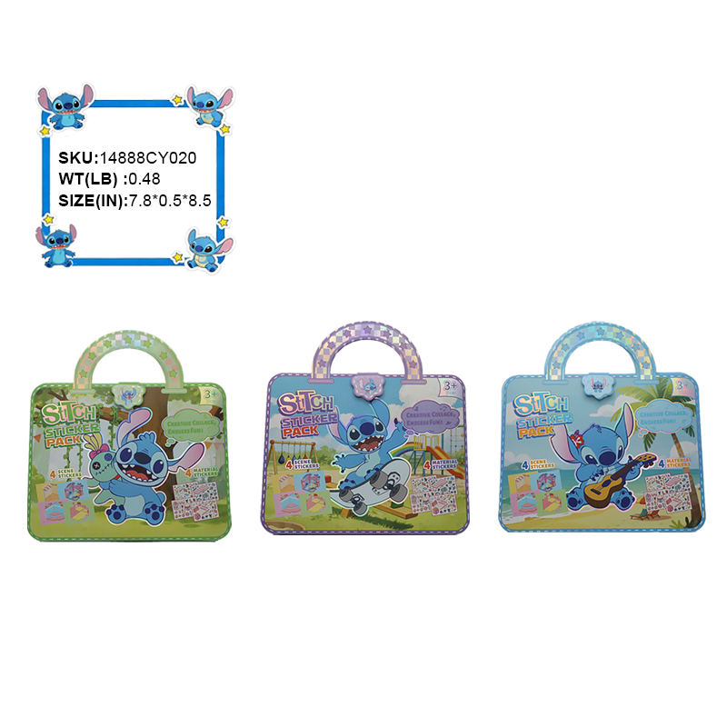 3PCS XAB Mini World Scenic Books