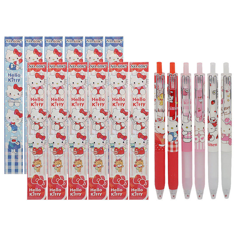 12PCS 6087 Kitty Blind Box Pens