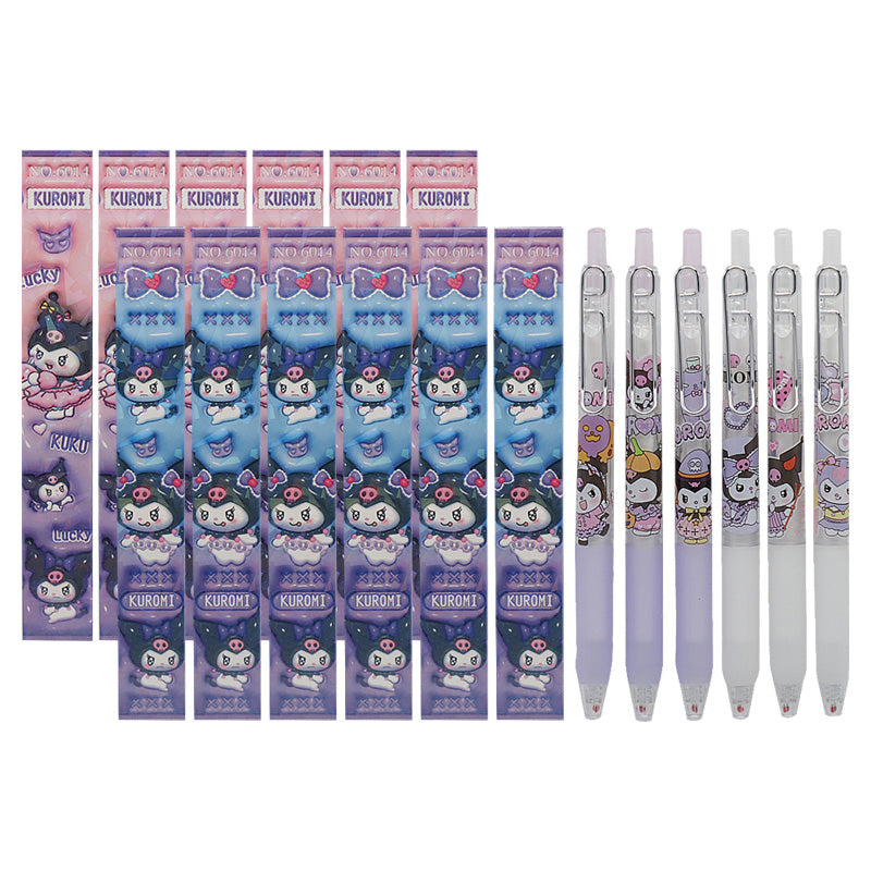 12PCS 6014 Kuromi Blind Box Pens