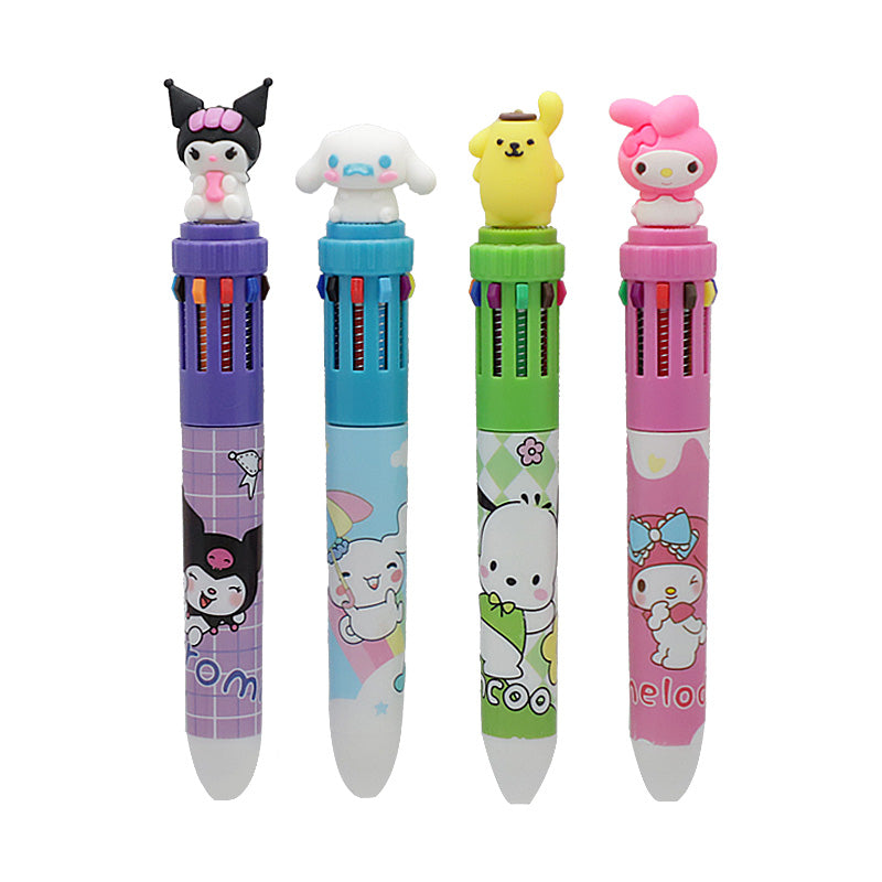 12PCS 101 Sanrio Ten-color Pens