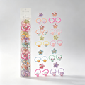10PCS Sanrio Series Printed Clip Hair Ties Mixed