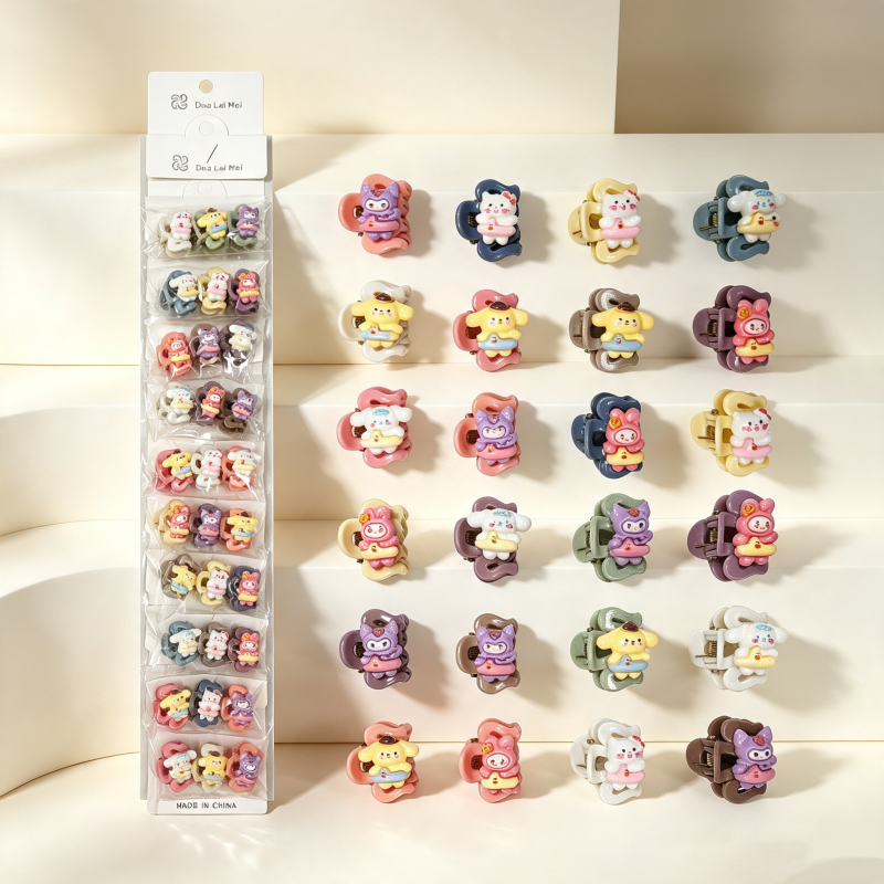 10PCS Sanrio Series Small Hair Grips