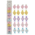 10PCS Colorful Flower Hair Clips 11