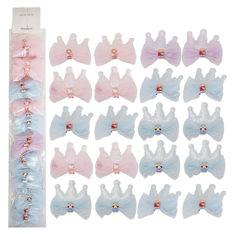 10PCS Butterfly Puppy Hair Clips 41