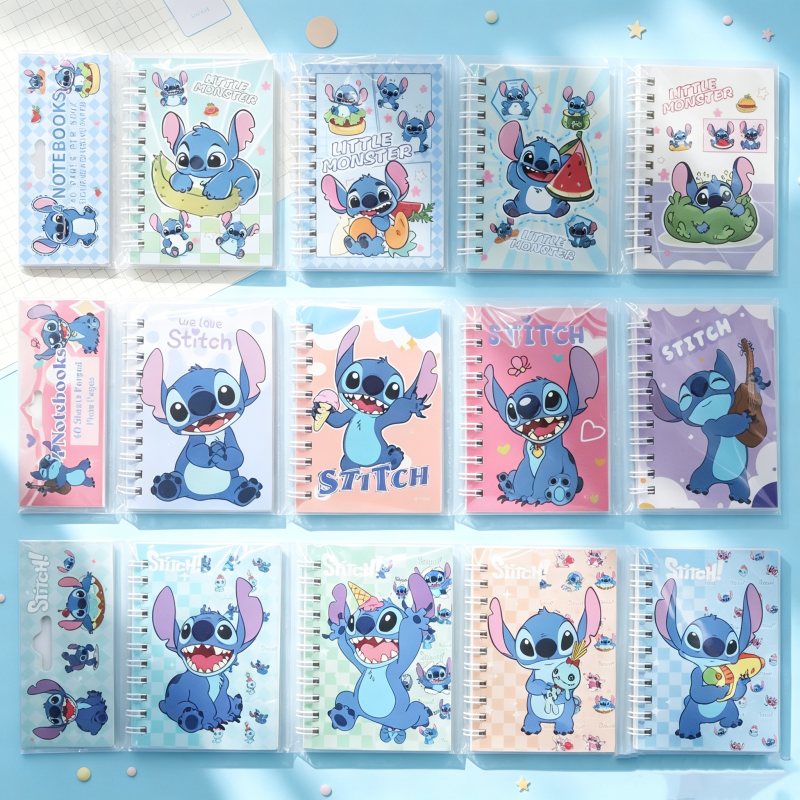12PCS Stitch notebook set