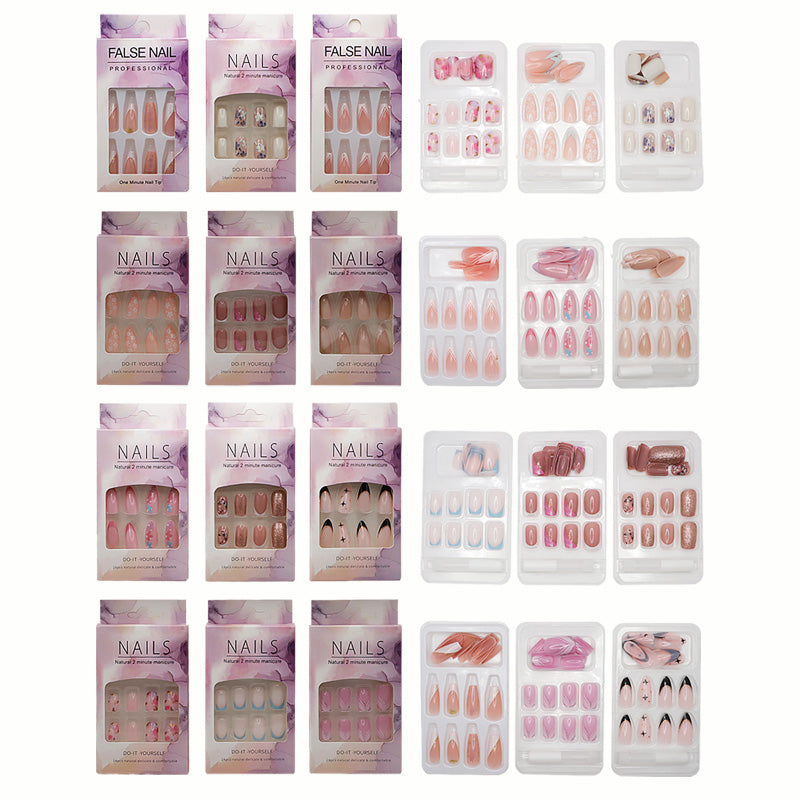 12PCS Press-on nails Set 3