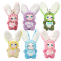 6PCS Lolita Rabbit Plush Charm Set 02