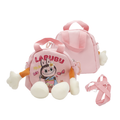 Labubu Mini Backpack-Light pink