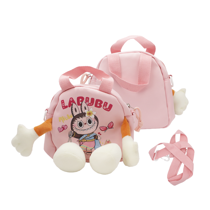 Labubu Mini Backpack-Light pink