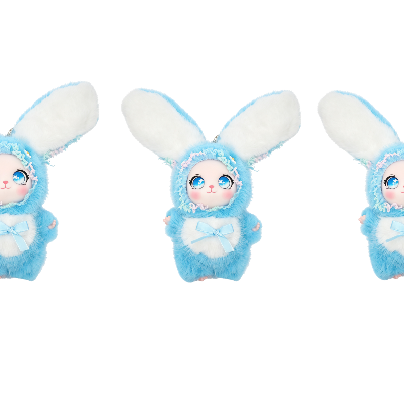 3Pcs Lulu Rabbit Plush Pendant Pack No.03